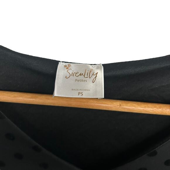 Romantic glam bell‎ sleeve dress SirenLily polka dot retro feminine PS - Picture 5 of 7